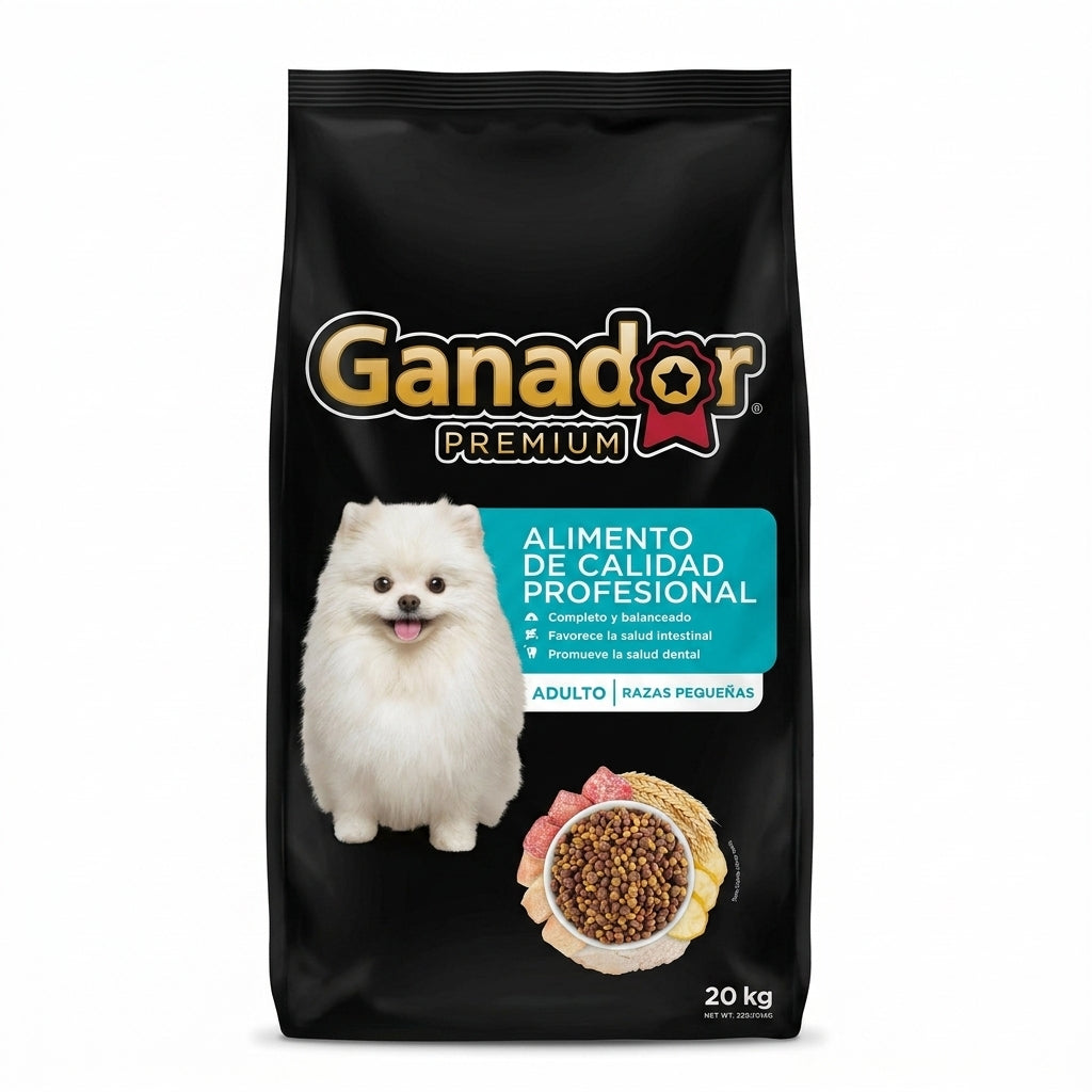 Ganador Premium R/P adulto 20 kg — venta al mayoreo