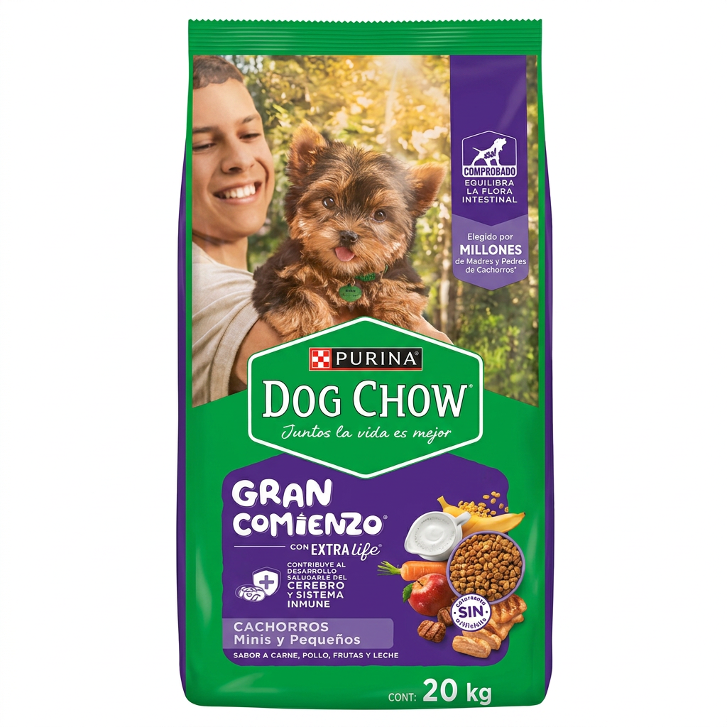 Dog Chow cachorro razas pequeñas 20 kg — venta al mayoreo
