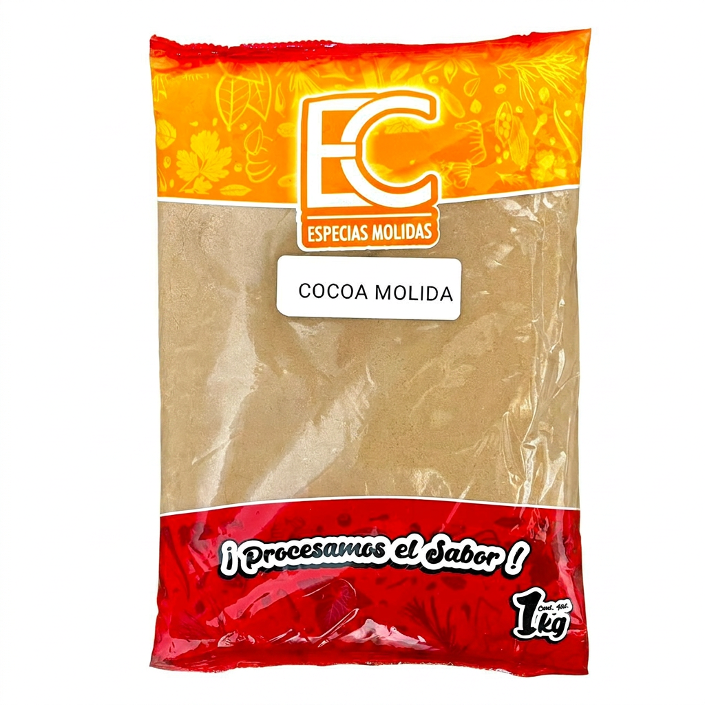 Cocoa molida 1 kg — venta al mayoreo