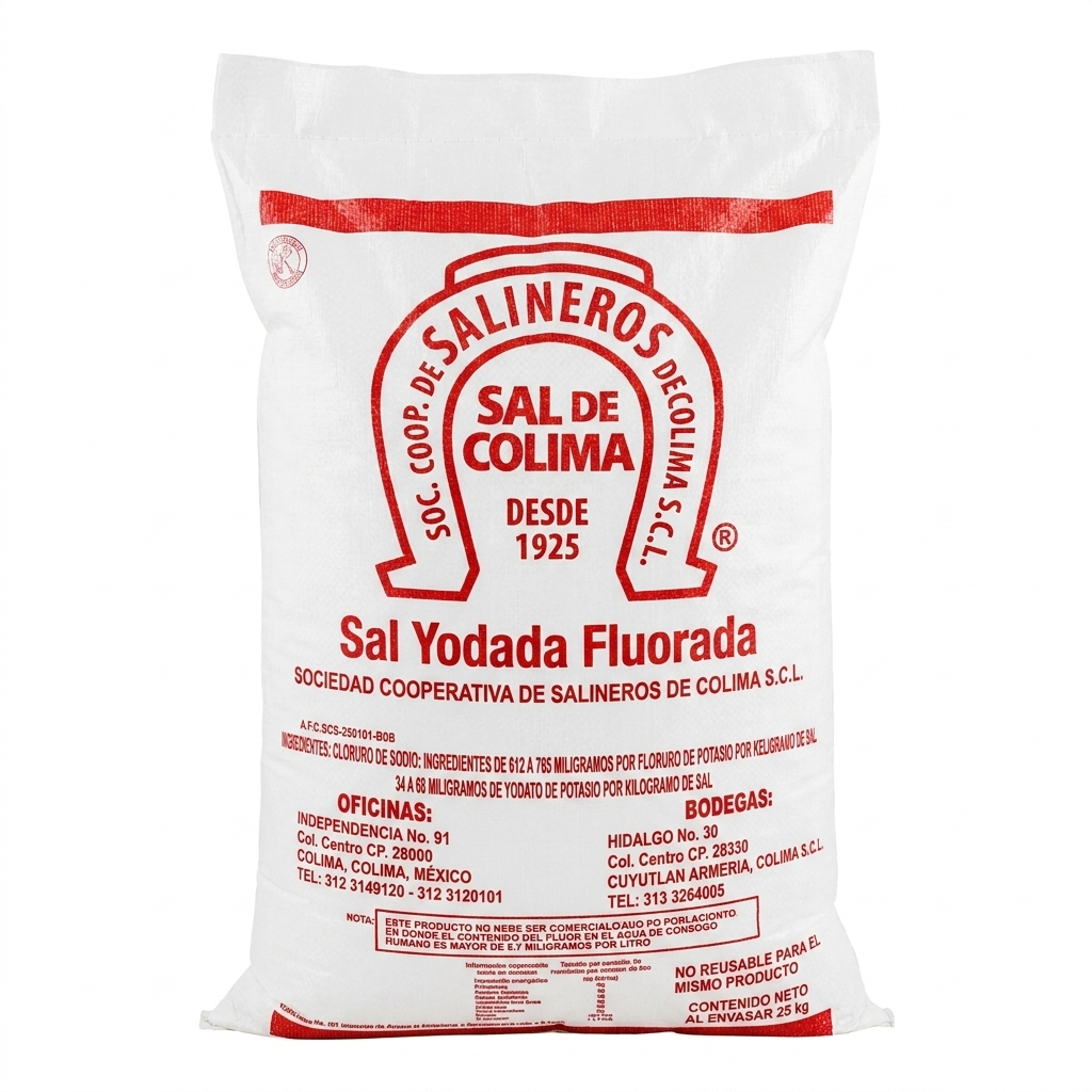 Sal Colima Herradura 25 kg — venta al mayoreo