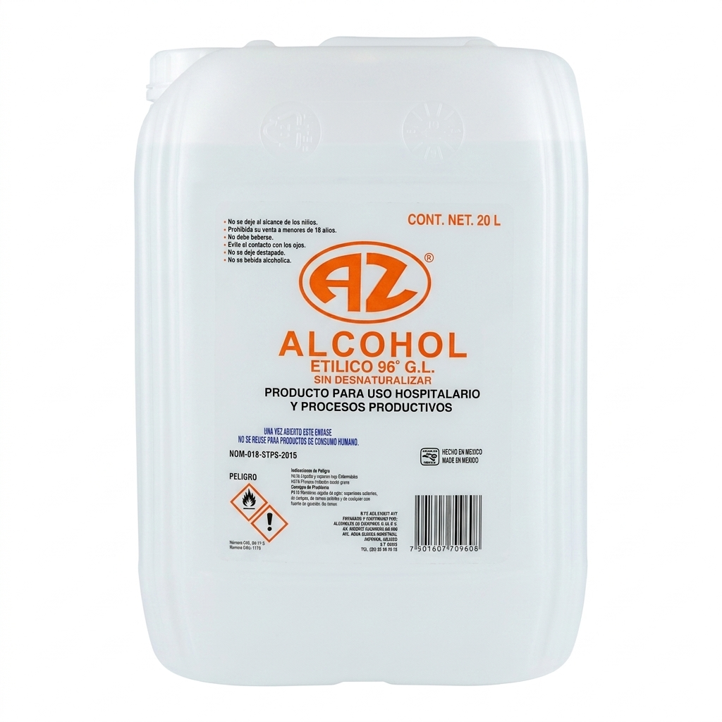 Alcohol 20 litros — venta al mayoreo