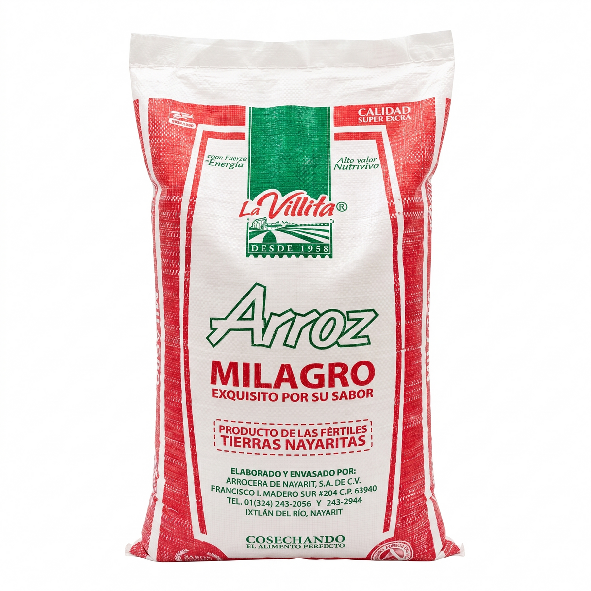 Arroz grueso Villita Rojo a granel — venta al mayoreo
