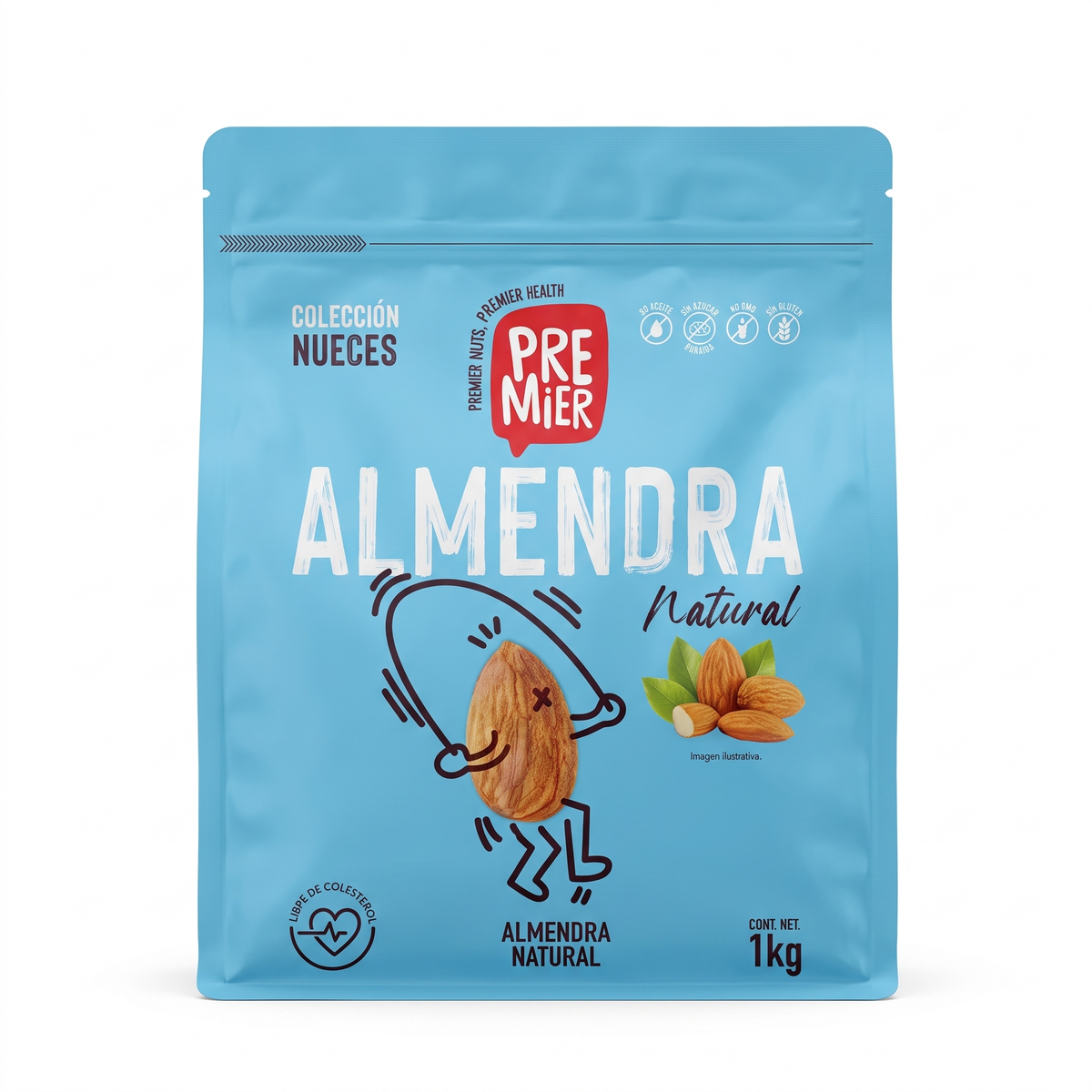 Almendra natural Premier 1 kg — venta al mayoreo
