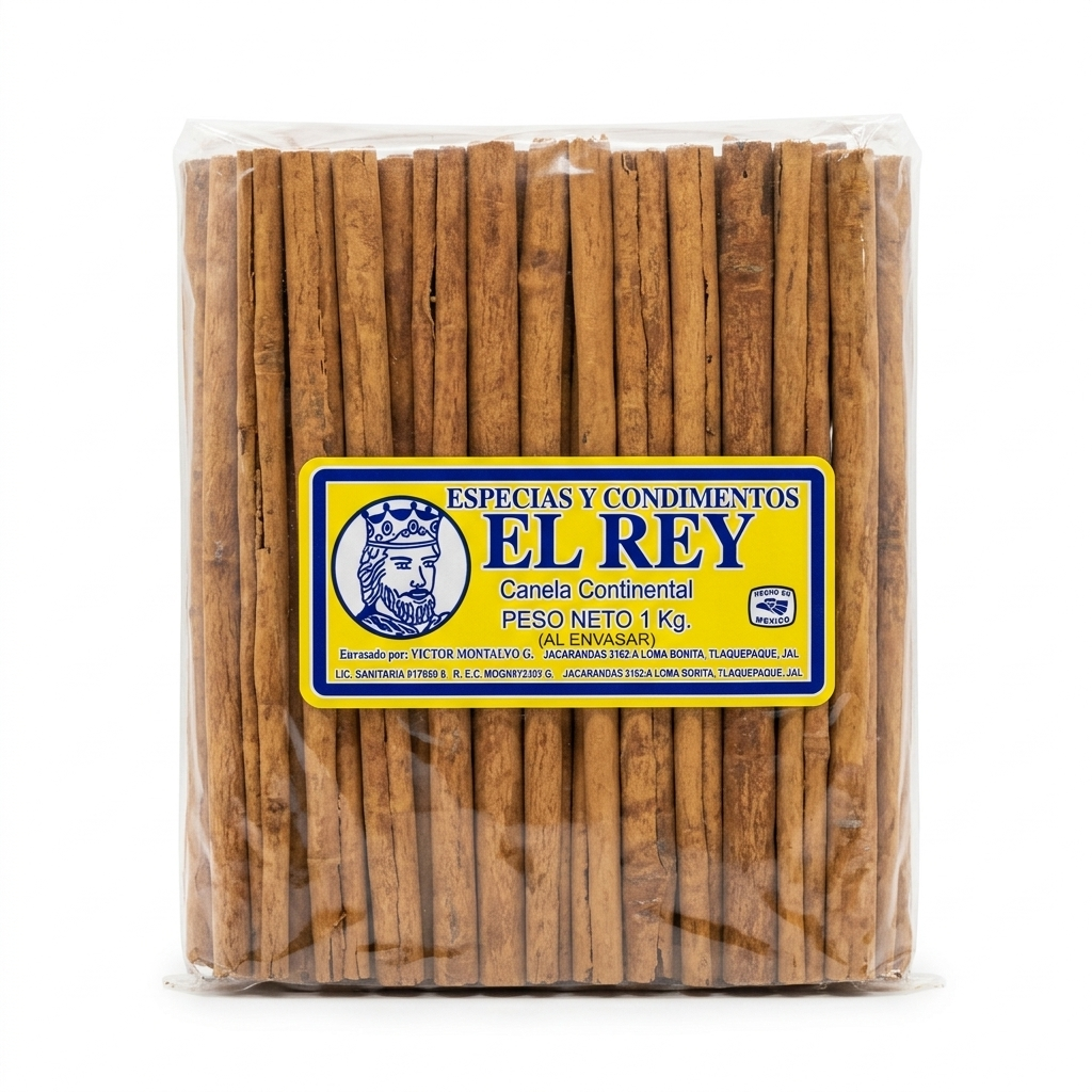 Canela vara larga Del Rey 1 kg — venta al mayoreo