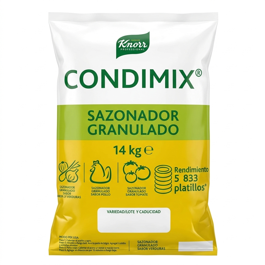 Condimix Knorr consomé 14 kg — venta al mayoreo