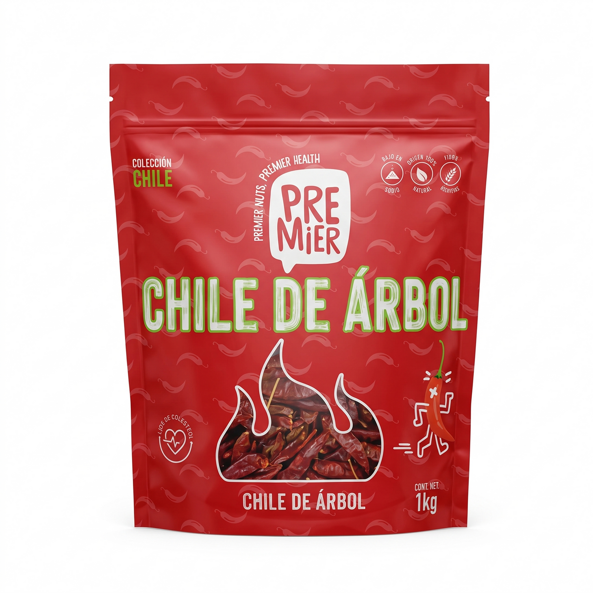 Chile descabado Premier 1 kg — venta al mayoreo