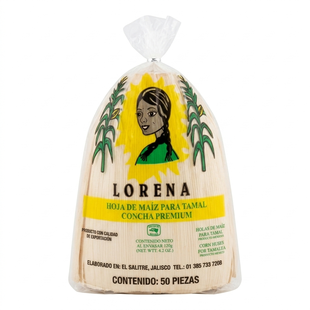 Hoja para tamal Lorena 50 piezas — venta al mayoreo