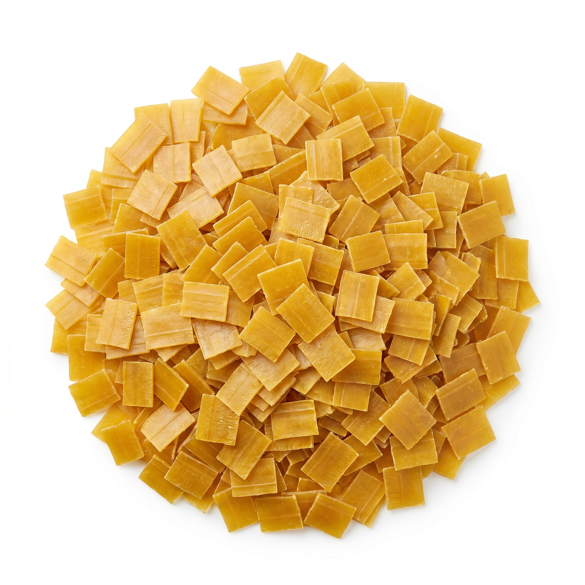 Pasta mini cuadro de trigo Gustinos 20 kg — venta al mayoreo