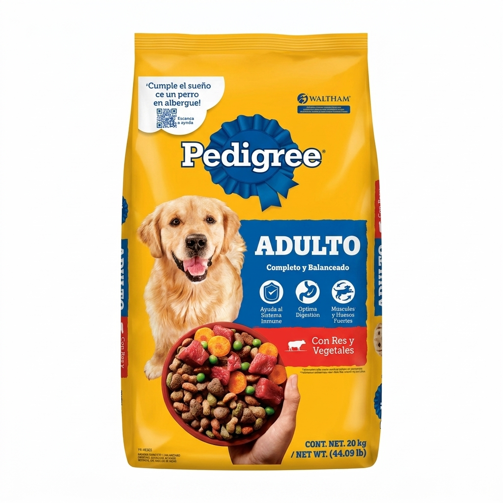 Pedigree adulto 20+2 kg — venta al mayoreo