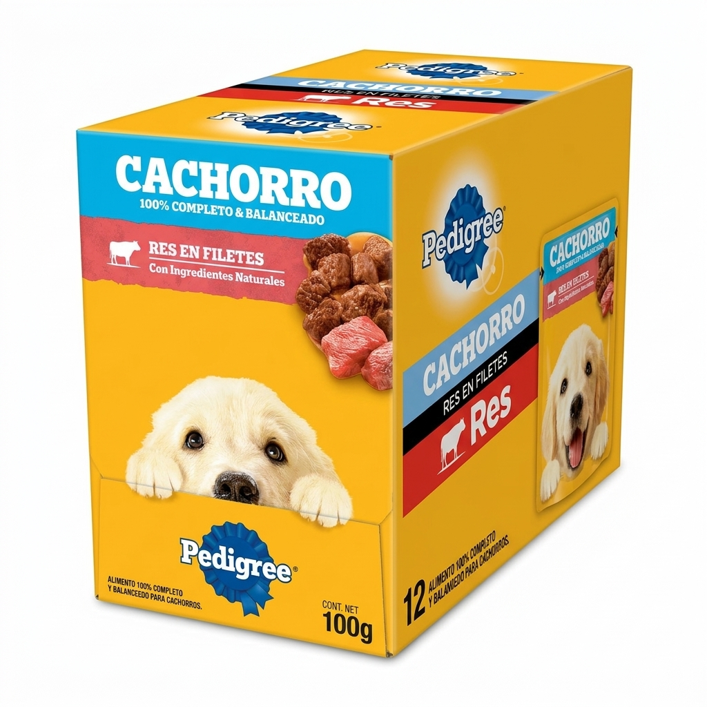 Exhibidor Pedigree cachorro res 12 piezas — venta al mayoreo