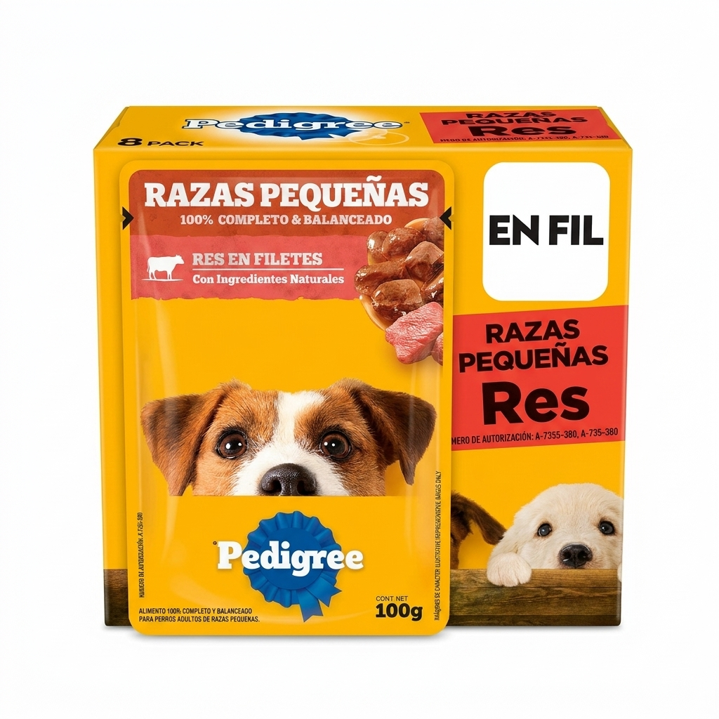Exhibidor Pedigree R/P pollo 12 piezas — venta al mayoreo