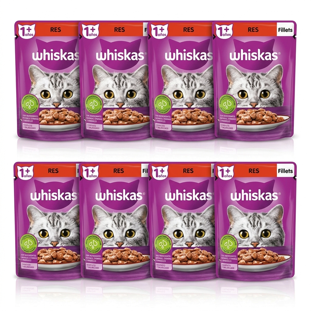 Exhibidor Whiskas res 12 piezas — venta al mayoreo