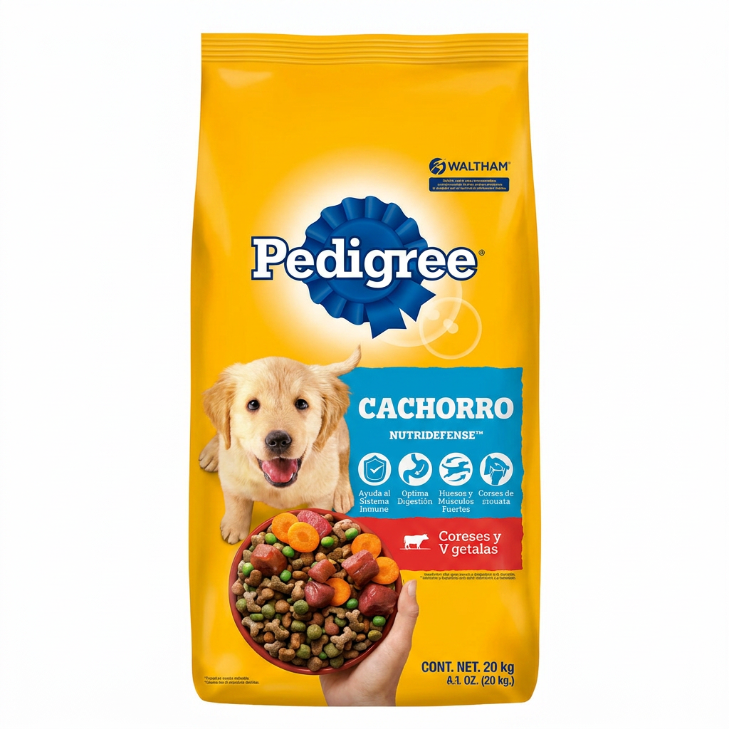 Pedigree cachorro 20 kg — venta al mayoreo