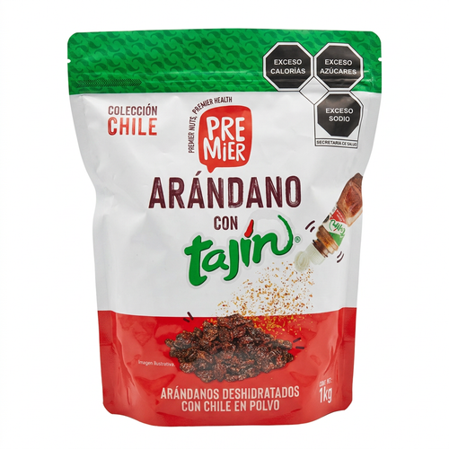 Arándano con Tajín 1 kg Premier — venta al mayoreo