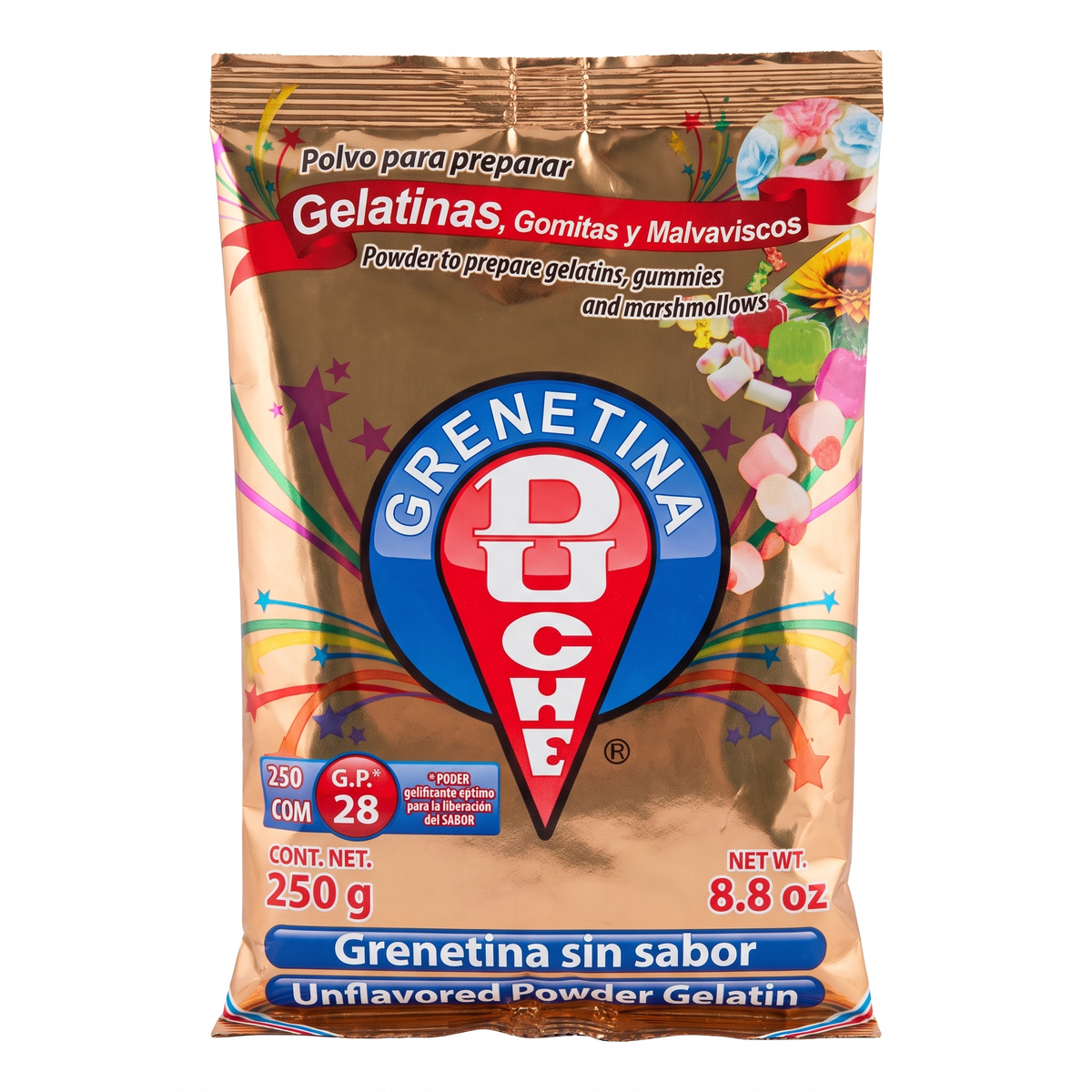 Grenetina Duche 250 g — venta al mayoreo